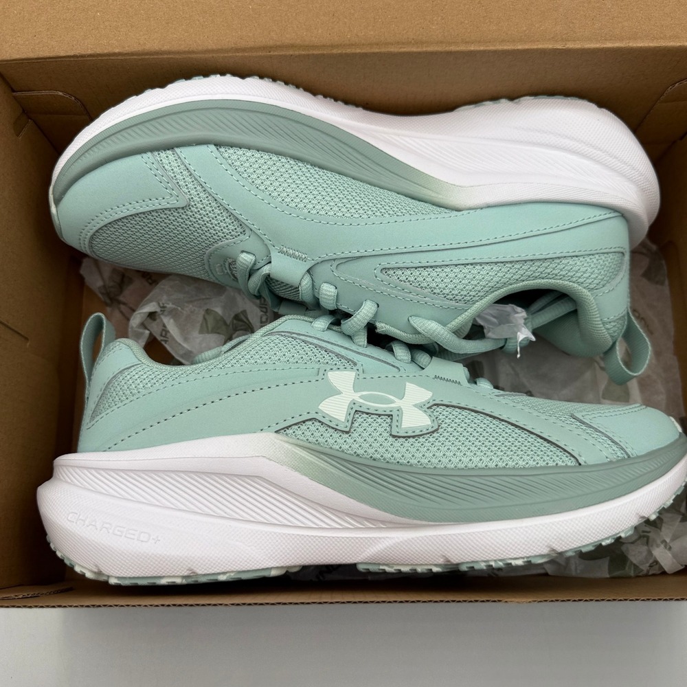 Under Armour Assert 11 Shoes Womens Size 6 Blue Running 6006724-477 - Picture 7 of 8